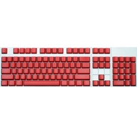 Max Keyboard ANSI 104-key Cherry MX Replacement Keycap Set 6.25x (Red / Blank)