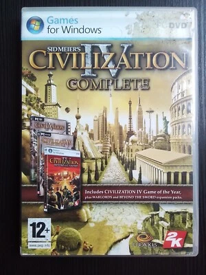 PC DVD Rom game  - Sid Meier's Civilization IV Complete - Image 1 of 4