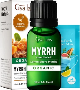 Organic Myrrh Essential Oil for Skin and Face- 100% Pure Natural (0.34 Fl Oz) - Picture 1 of 12
