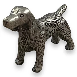 Perro de pie con textura de peltre fino #162 - Imagen 1 de 8