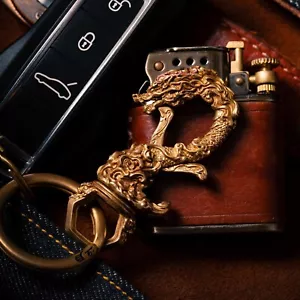 Llavero Dragon Snap Llavero Clip de liberación rápida con llavero Decoración de llave de coche - Imagen 1 de 18