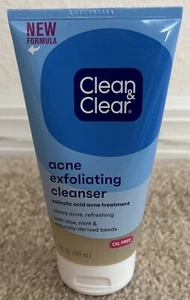 Clean & Clear Akne Peeling Reiniger 5Fl. OZ neue Formel mit Aloe. Ölfrei Neu - Bild 1 von 13