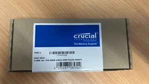 Crucial 512mb 184-Pin DIMM 64Mx64 DDR PC3200 Unbuffered Brand New - Picture 1 of 1
