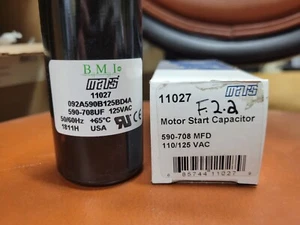 Mars - Motor Start Capacitor 590–708 MFD - Picture 1 of 1