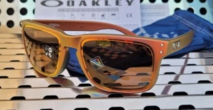 New Oakley HOLBROOK Troy Lee Designs 9102-T555 Sunglasses Red-Gold w/ Prizm Ruby - Picture 1 of 12