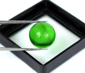 Palla di pietre preziose sfuse peridoto brasiliano 16 ct.+ creata in laboratorio 1 pezzo forma rotonda - Foto 1 di 12
