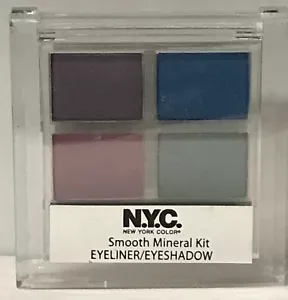 10 N.Y.C. New York Color Smooth Mineral Kit Eyeliner/Eyeshadow ELECTRIC 0121-03 - Picture 1 of 2