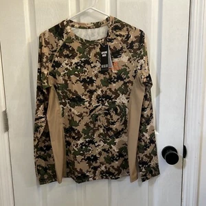NWT BASSDASH Women’s UV Sun Protection Camo Long Sleeve Hunting Performance Sz M - Picture 1 of 17