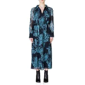 Equipment Henriette Seidenchiffon Kleid Größe 4 - Bild 1 von 6