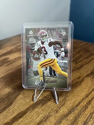 2023 Luminance 🔥 Jordan Addison RC! Minnesota Vikings #107 - Image 1 of 2