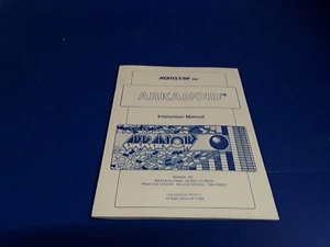 Manual de instrucciones Arkanoid de Romstar - Imagen 1 de 2