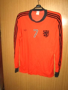 Maillot porté shirt worn match 70's NETHERLANDS HOLLANDE N°7 VOLLEYBALL ADIDAS - Photo 1/4