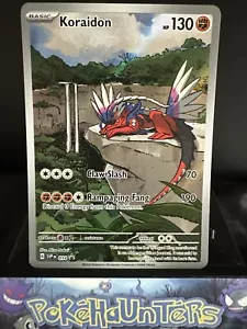 Tarjeta Pokémon Koraidon SVP EN 014 Black Star Promo Escarlata y Violeta Casi Nueva - Imagen 1 de 2