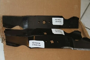 MaxPower 561541B 3-Blade Set for 54" Cut MTD Cub Cadet Troy-Bilt 742-0677A+ - Picture 1 of 6