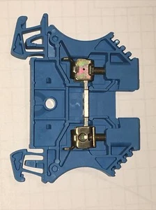 Weidmüller 1020180000 Durchgangs Reihenklemme WDU 4 BL Blau Schraubanschluss 4mm - Bild 1 von 2