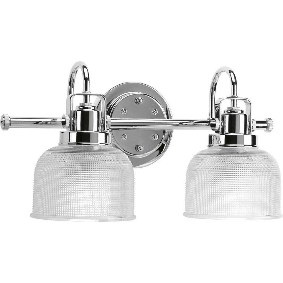 Progress Lighting Archie 2 Light Bath Vanity in Polished Chrome P2991-15