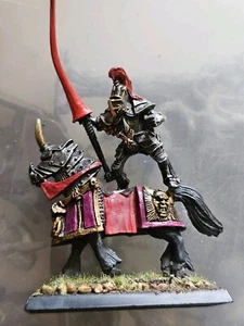 Minitura de metal Ral Partha 25-28 mm jinete de caballería y caballero del caos pintado a caballo - Imagen 1 de 3