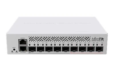 Mikrotik CRS310-1G-5S-4S+IN Switch 5x 1G SFP ports plus 4x 10G SFP+ ports - Image 1 of 3