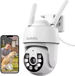 3MP Funk überwachungskamera kamera AUßEN Wlan WIFI Set 2Wege-Audio camera PTZ - Bild 1 von 9