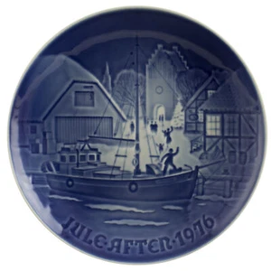 ROYAL COPENHAGEN BING&GRONDAHL PIATTO DI NATALE 1976 ORIGINALE PORCELLANA PRIMA - Picture 1 of 4