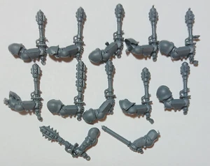Warhammer 40k Imperial Agents Adeptus Arbites Shock Maul Arm Bits - Picture 1 of 1