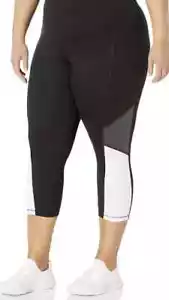 Hanes JUST MY SIZE Active Stretch Capri Pant Plus Size 2X (18W-20W) Black - Picture 1 of 4
