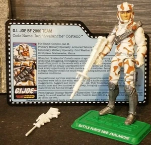 GI JOE ~ AVALANCHA 2017 ~ BATTLE FORCE 2000 ~ 100% y tarjeta Joe Convention - Imagen 1 de 2