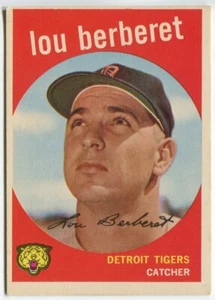 1959 Topps #96 Lou Berberet Detroit Tigers - Picture 1 of 2