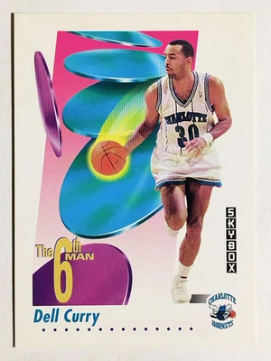1991-92 SkyBox #434 Dell Curry SM - Image 1 of 2