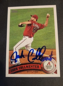 Josh Collmenter Autograph Signed 2011 Topps RC Arizona Diamondbacks - Bild 1 von 1