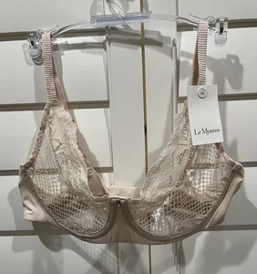Sujetador Le Mystere Soft Shell de encaje sin forro con aros estilo 8246 32 DD/E $58 - Imagen 1 de 3