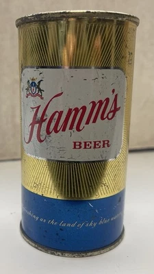 Lata de cerveza Hamm’s Flat Top Foto 1 de 4