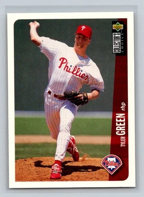1996 Collector's Choice #253 Tyler Green Philadelphia Phillies Baseball Card - Image 1 of 2