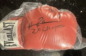 Hasim Rahman Signed Everlast Red Boxing Glove w/2x Champ - SCHWARTZ COA - Picture 1 of 2