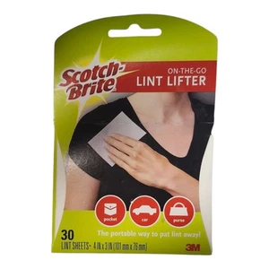 Levantador de pelusa Scotch Brite 30 hojas individuales sobre la marcha descontinuado difícil de encontrar - Imagen 1 de 1