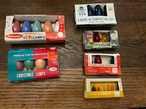 Vtg Christmas Bulbs / Lights Replacement !! New Old Stock ! - Picture 1 of 1