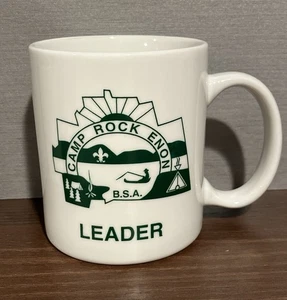 Coffee Mug B.S.A. Camp Rock Enon Leader Boy Scouts Of America 2 Sided - Picture 1 of 4