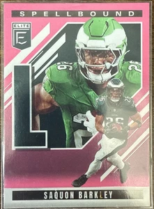 2025Donruss Elite "PINK: Spellbound" Saquon Barkley #5 - Picture 1 of 1