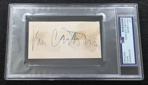 VAN CLIBURN Cut Signature - PIANIST SYMPHONY ORCHESTRA - PSA Slabbed - Bild 1 von 4