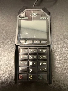Ingenico LANE/3000 Credit Card Reader Payment Terminal Level 3 w Cable - Picture 1 of 4