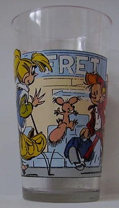 Mustard glass SPIROU LONG DRINK 1994 DUPUIS TF1 AMORA N°6.VM680 - Picture 1 of 1