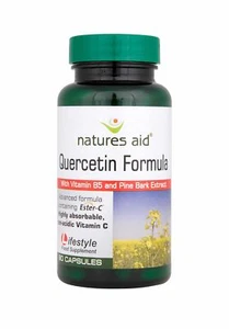 Natures Aid Quercetin Formula with Vitamin B5 & MSM - 90 Cap-2 Pack - Picture 1 of 3