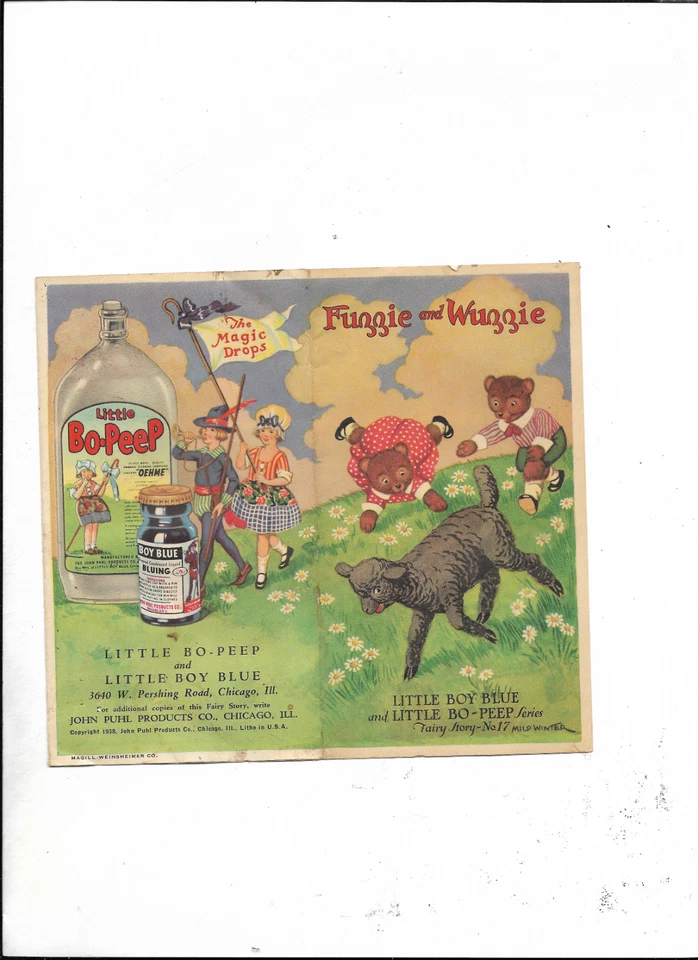 FUZZIE Y WUZZIE Y LA PEQUEÑA OVEJA NEGRA--1938----LITTLE BO PEEP & BOY AZUL Foto 1 de 1