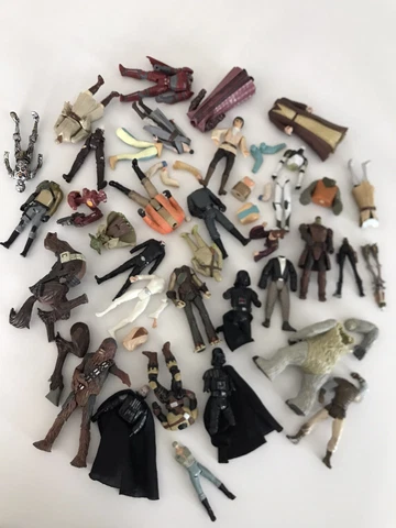 Star Wars 3.75” Fodder Parts Lot for Custom Figures Jedi Grievous Cantina etc Cover