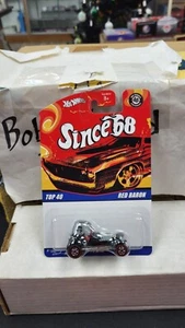 NIB 2007 RED BARON BLACK TOP 40 SINCE '68 1/64 HOT WHEELS TOY CAR #3/40 - Picture 1 of 3