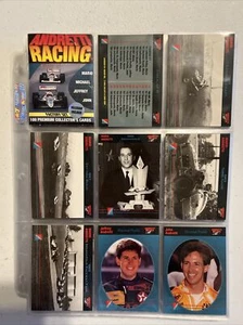 1992 ANDRETTI RACING COLLECT A CARD LIMITED EDITION 100 CARD SET W/3 Bonus Item - Picture 1 of 17