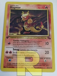 Magmar ® Fossil 39/62 ® Non Comune ® Pokemon ® 1ª EDIZIONE Italiano ® EX - Picture 1 of 8