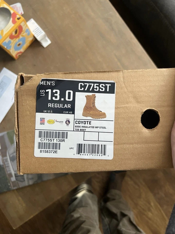 Belleville 600 Gore-Tex Steel Toe Combat Boots Mens 12.0 R Coyote C775ST