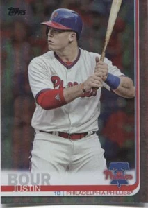 2019 Topps Series 1 JUSTIN BOUR Rainbow Foil - PHILADELPHIA PHILLIES - #248 - Picture 1 of 1