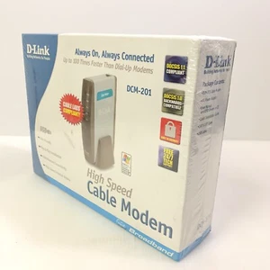 FACTORY SEALED D-Link  CABLE MODEM - DCM 201 (DCM-201) 38 Mbps - Picture 1 of 3